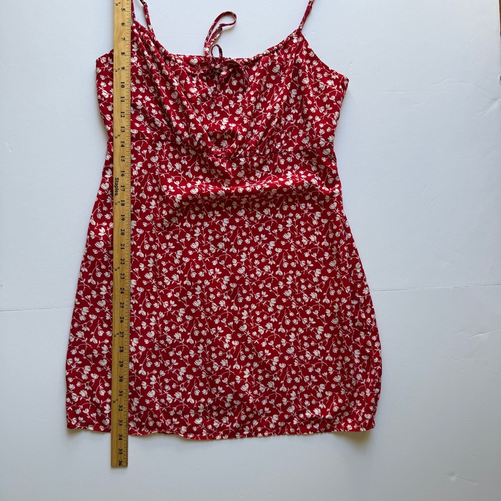 Reformation Red Floral Dress - Picture 11 of 11
